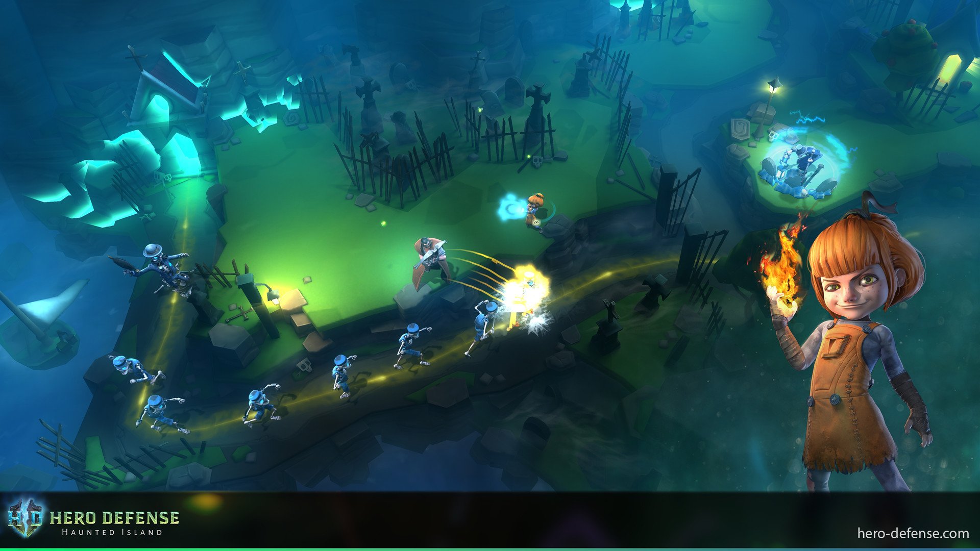 Hero Defense - Haunted Island